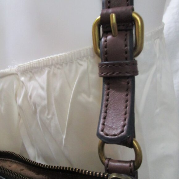 Vintage Black FOSSIL Cowhide Leather Shoulder/Crossbody Bag. - Picture 3 of 9